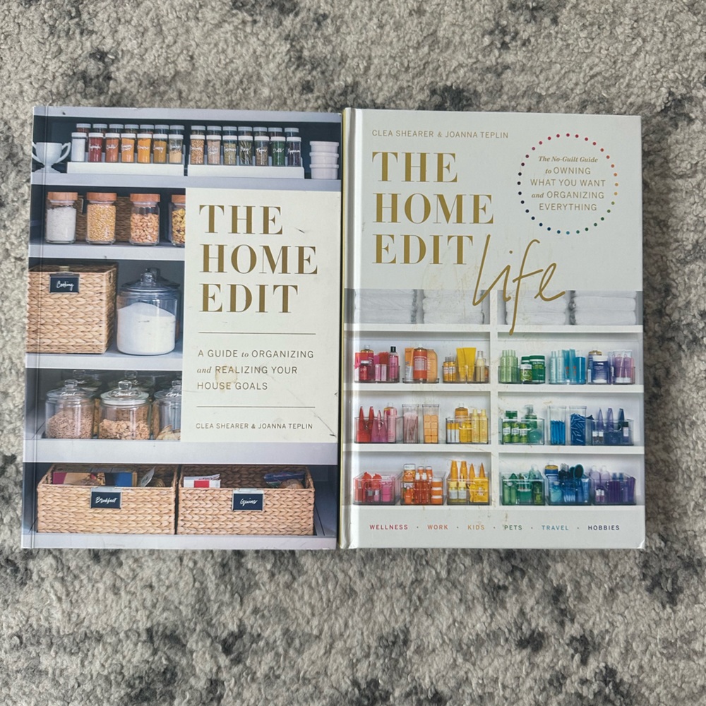 The Home Edit books - 2 books
